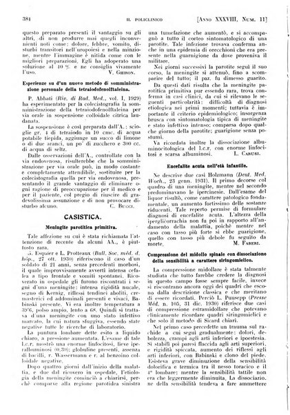 Il policlinico. Sezione pratica periodico di medicina, chirurgia e igiene