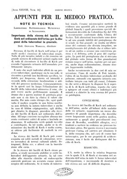 Il policlinico. Sezione pratica periodico di medicina, chirurgia e igiene