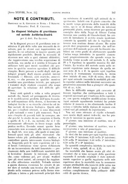 Il policlinico. Sezione pratica periodico di medicina, chirurgia e igiene