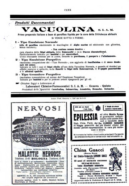 Il policlinico. Sezione pratica periodico di medicina, chirurgia e igiene