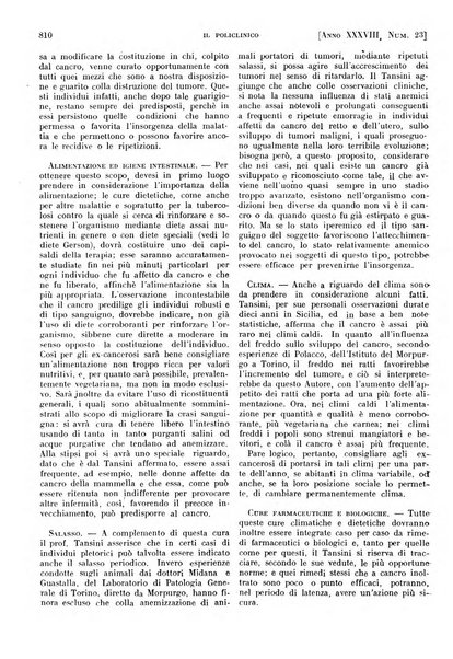 Il policlinico. Sezione pratica periodico di medicina, chirurgia e igiene