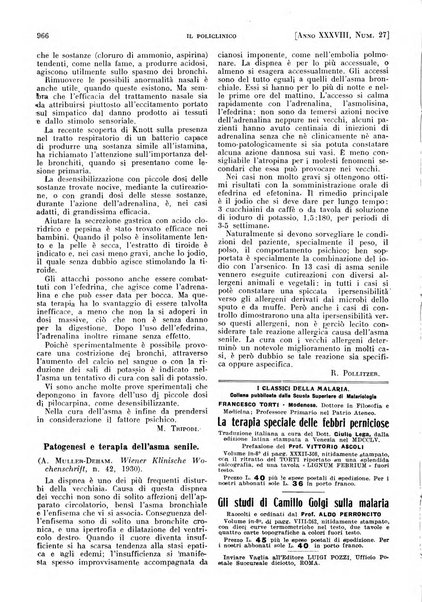 Il policlinico. Sezione pratica periodico di medicina, chirurgia e igiene