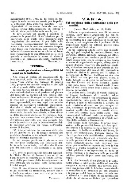 Il policlinico. Sezione pratica periodico di medicina, chirurgia e igiene