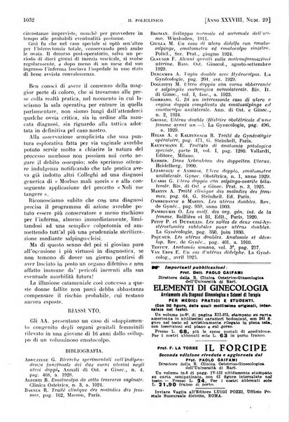 Il policlinico. Sezione pratica periodico di medicina, chirurgia e igiene