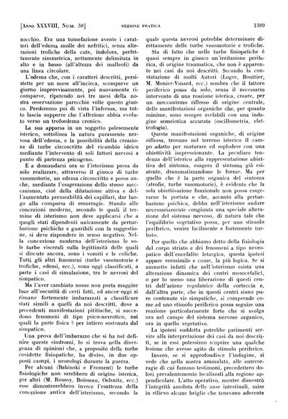 Il policlinico. Sezione pratica periodico di medicina, chirurgia e igiene