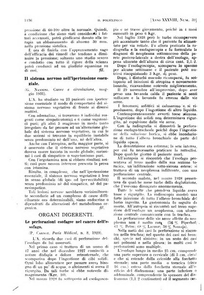 Il policlinico. Sezione pratica periodico di medicina, chirurgia e igiene