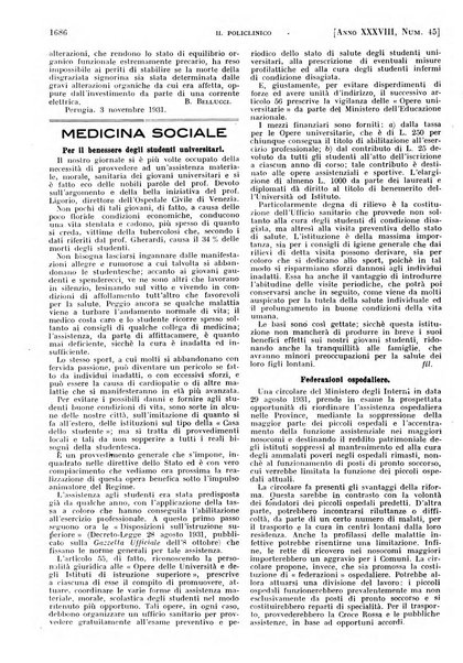 Il policlinico. Sezione pratica periodico di medicina, chirurgia e igiene