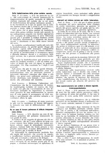 Il policlinico. Sezione pratica periodico di medicina, chirurgia e igiene