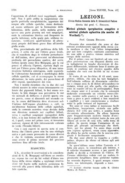 Il policlinico. Sezione pratica periodico di medicina, chirurgia e igiene