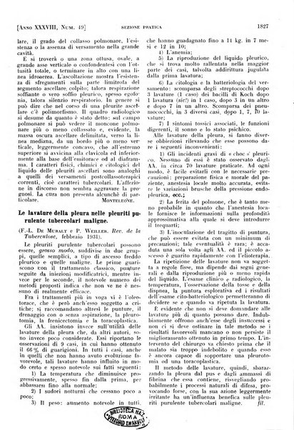 Il policlinico. Sezione pratica periodico di medicina, chirurgia e igiene