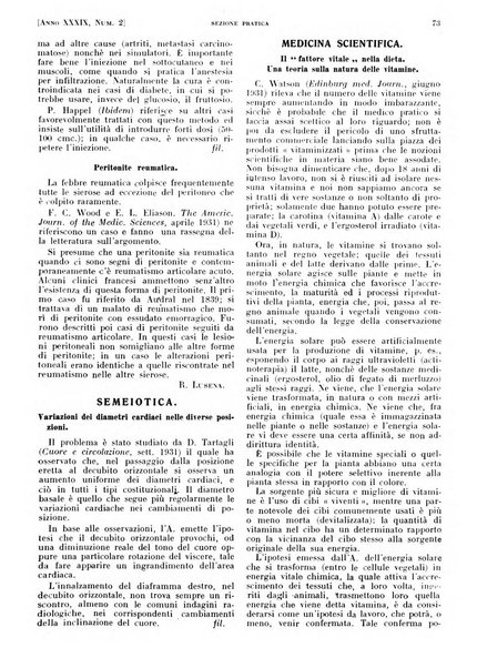 Il policlinico. Sezione pratica periodico di medicina, chirurgia e igiene