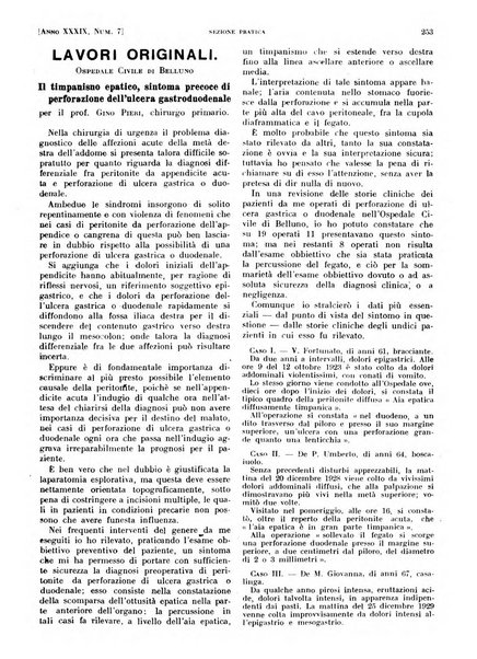 Il policlinico. Sezione pratica periodico di medicina, chirurgia e igiene