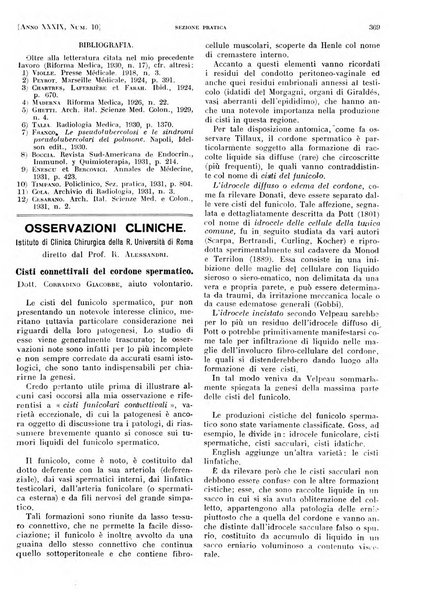 Il policlinico. Sezione pratica periodico di medicina, chirurgia e igiene