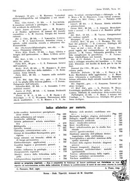 Il policlinico. Sezione pratica periodico di medicina, chirurgia e igiene