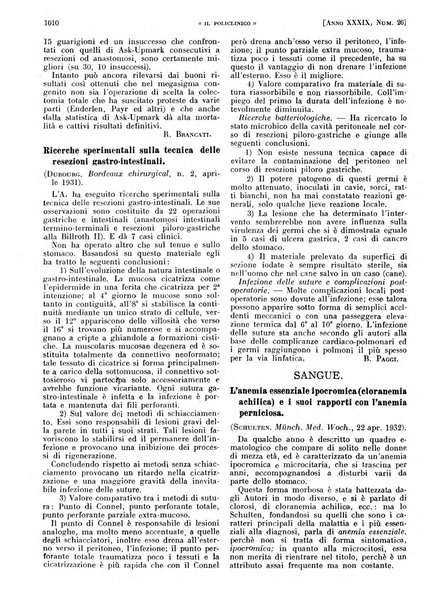 Il policlinico. Sezione pratica periodico di medicina, chirurgia e igiene