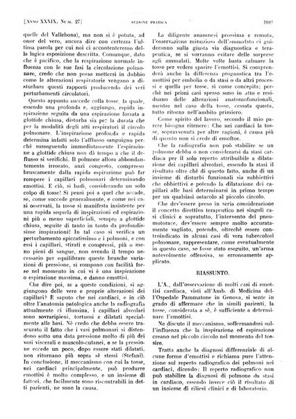 Il policlinico. Sezione pratica periodico di medicina, chirurgia e igiene