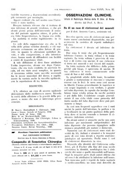 Il policlinico. Sezione pratica periodico di medicina, chirurgia e igiene