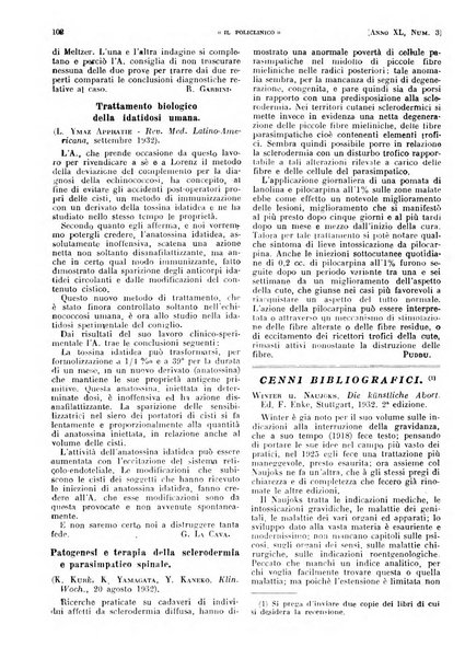 Il policlinico. Sezione pratica periodico di medicina, chirurgia e igiene