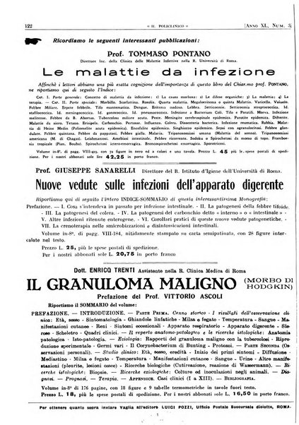 Il policlinico. Sezione pratica periodico di medicina, chirurgia e igiene