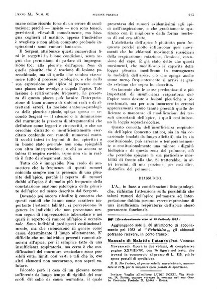 Il policlinico. Sezione pratica periodico di medicina, chirurgia e igiene