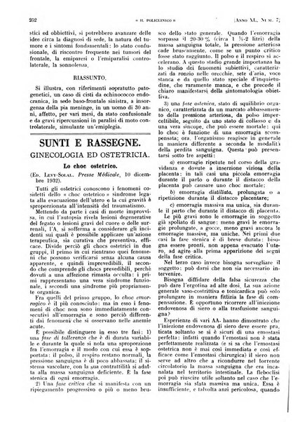 Il policlinico. Sezione pratica periodico di medicina, chirurgia e igiene