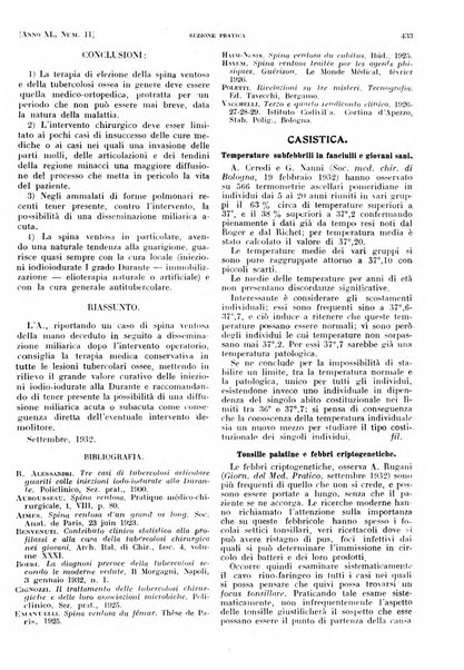 Il policlinico. Sezione pratica periodico di medicina, chirurgia e igiene