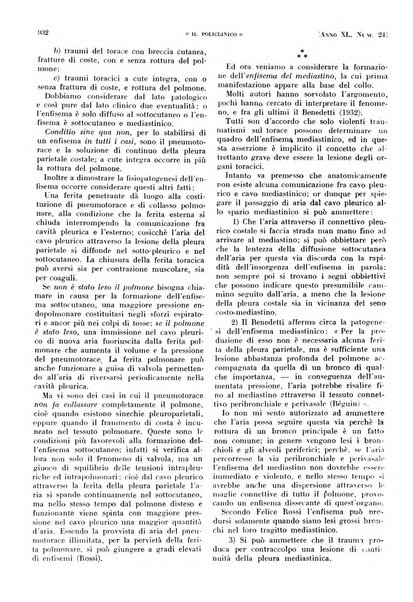 Il policlinico. Sezione pratica periodico di medicina, chirurgia e igiene