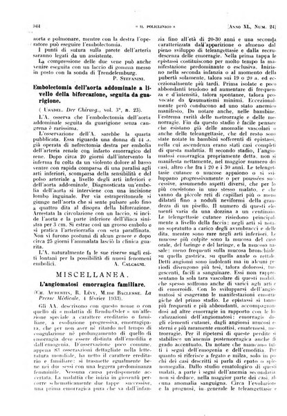 Il policlinico. Sezione pratica periodico di medicina, chirurgia e igiene