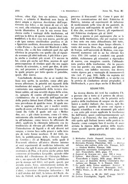 Il policlinico. Sezione pratica periodico di medicina, chirurgia e igiene