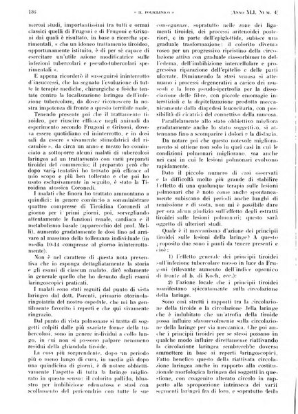 Il policlinico. Sezione pratica periodico di medicina, chirurgia e igiene