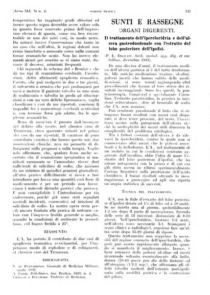 Il policlinico. Sezione pratica periodico di medicina, chirurgia e igiene