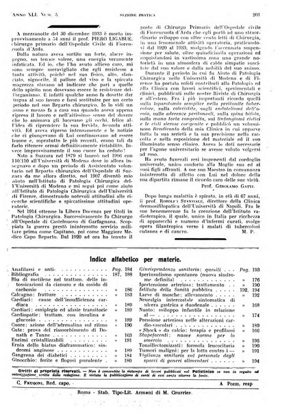 Il policlinico. Sezione pratica periodico di medicina, chirurgia e igiene