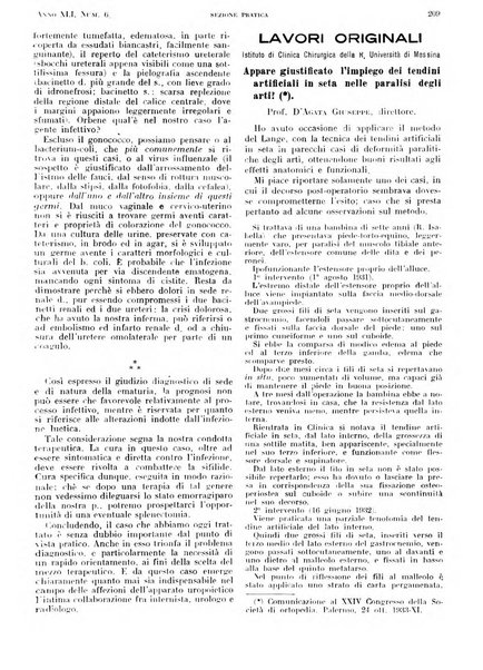 Il policlinico. Sezione pratica periodico di medicina, chirurgia e igiene