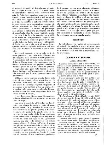 Il policlinico. Sezione pratica periodico di medicina, chirurgia e igiene