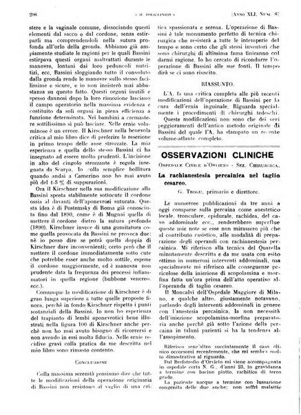 Il policlinico. Sezione pratica periodico di medicina, chirurgia e igiene