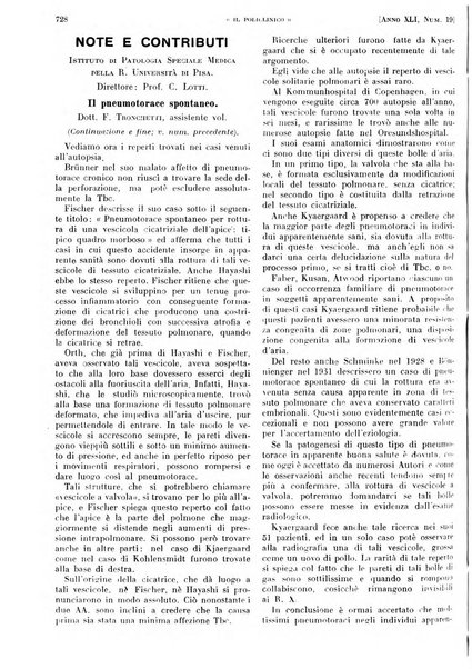 Il policlinico. Sezione pratica periodico di medicina, chirurgia e igiene