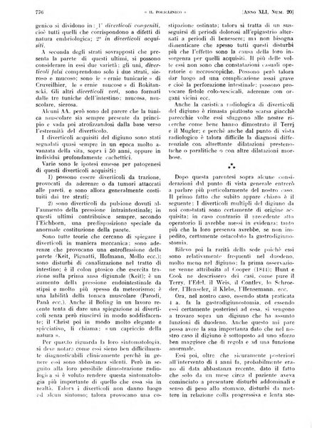 Il policlinico. Sezione pratica periodico di medicina, chirurgia e igiene