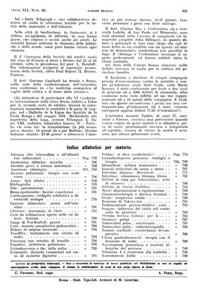 Il policlinico. Sezione pratica periodico di medicina, chirurgia e igiene