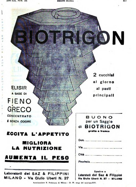 Il policlinico. Sezione pratica periodico di medicina, chirurgia e igiene