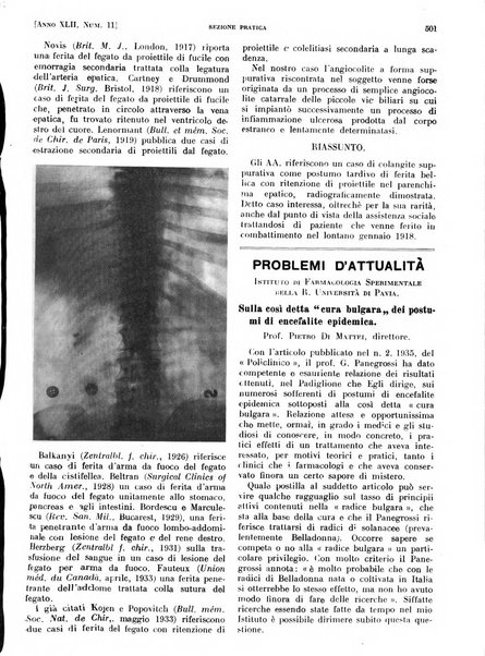 Il policlinico. Sezione pratica periodico di medicina, chirurgia e igiene