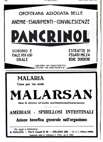 Il policlinico. Sezione pratica periodico di medicina, chirurgia e igiene