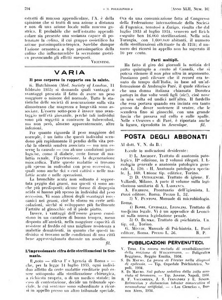 Il policlinico. Sezione pratica periodico di medicina, chirurgia e igiene