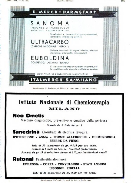 Il policlinico. Sezione pratica periodico di medicina, chirurgia e igiene