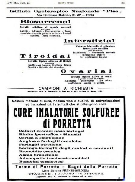 Il policlinico. Sezione pratica periodico di medicina, chirurgia e igiene