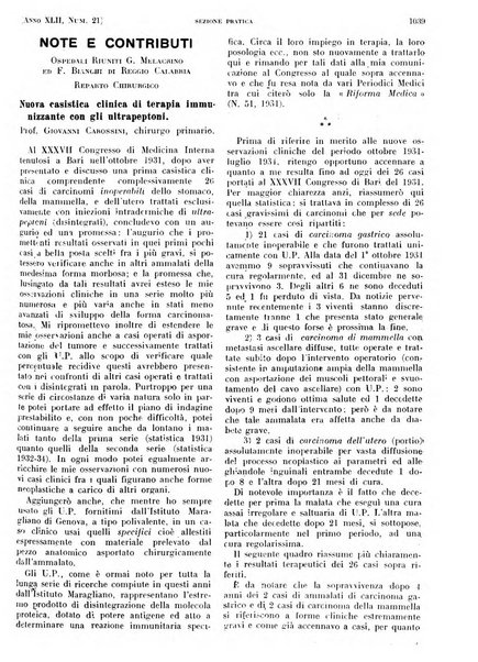 Il policlinico. Sezione pratica periodico di medicina, chirurgia e igiene