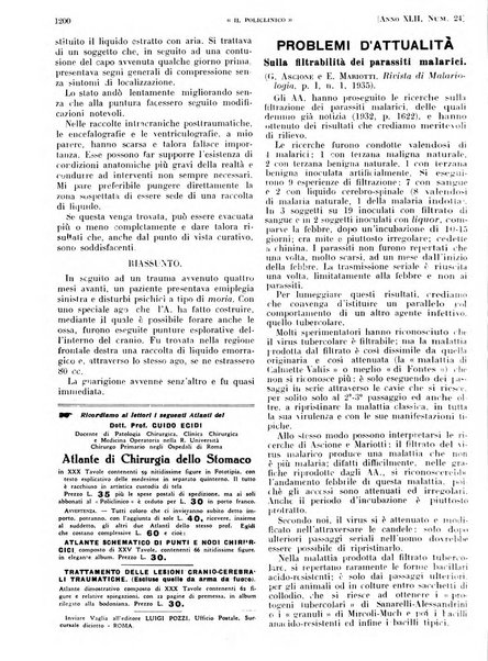 Il policlinico. Sezione pratica periodico di medicina, chirurgia e igiene