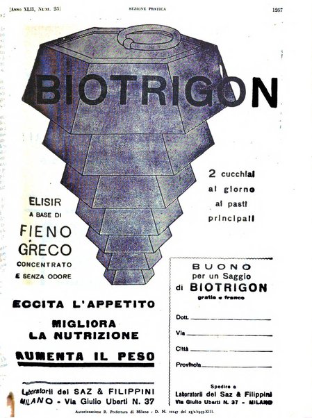 Il policlinico. Sezione pratica periodico di medicina, chirurgia e igiene