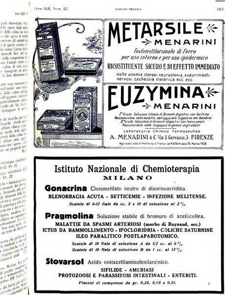 Il policlinico. Sezione pratica periodico di medicina, chirurgia e igiene