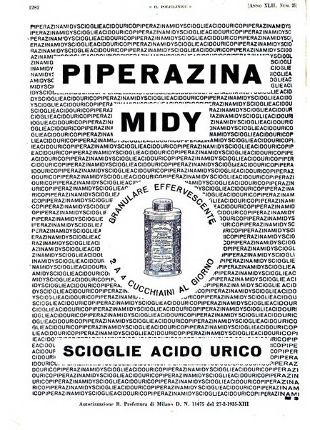 Il policlinico. Sezione pratica periodico di medicina, chirurgia e igiene