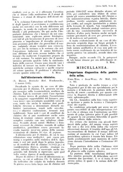 Il policlinico. Sezione pratica periodico di medicina, chirurgia e igiene